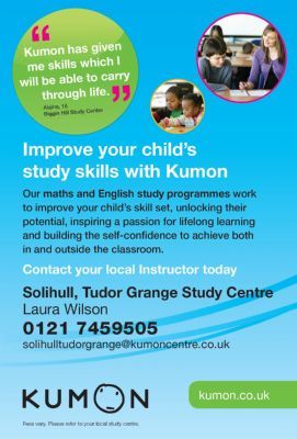 Solihull Tudor Grange Kumon Maths and English Tuition 