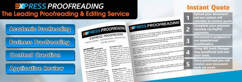 Express Proofreading, Manchester | 149 reviews | Proofreader - FreeIndex