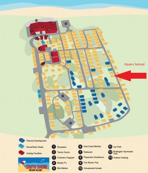 South Shore Holiday Village Map