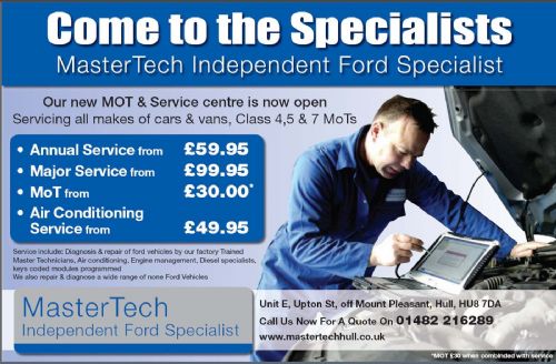 Ford mot and service